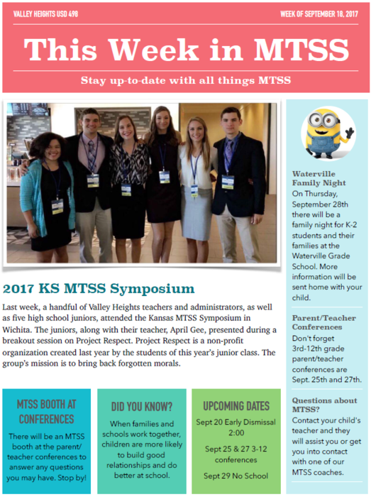MTSS Family Newsletter